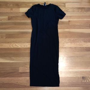 Forever 21 Black Midi Dress